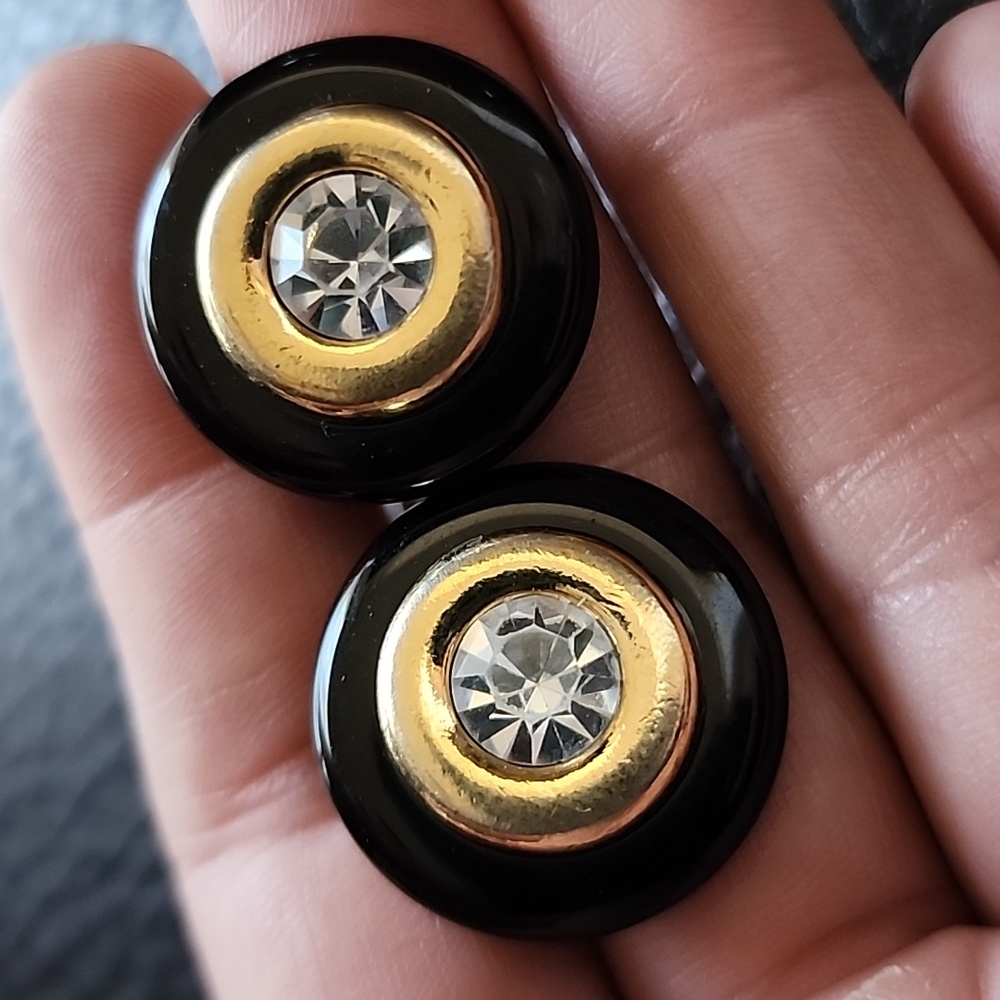 Vtg Kenneth Jay Lane For Avon Clip On Earrings - image 5